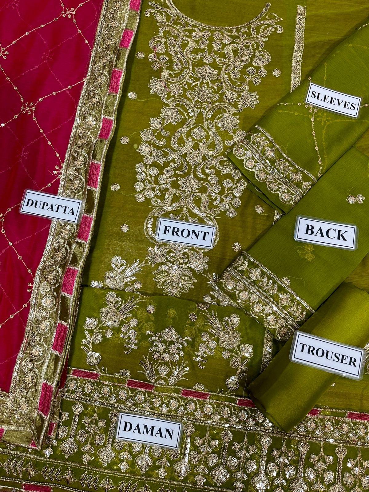 Asim Jofa Chiffon Suit