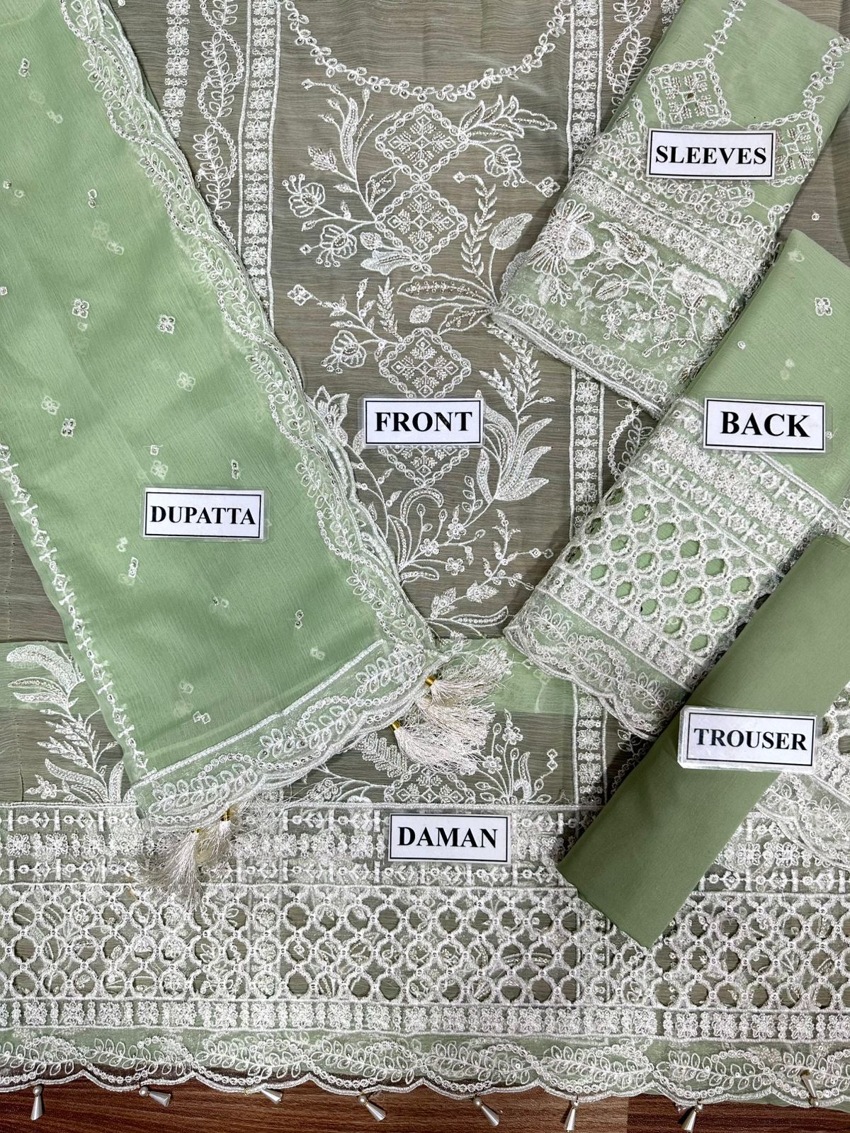 Baroque Chiffon Suit