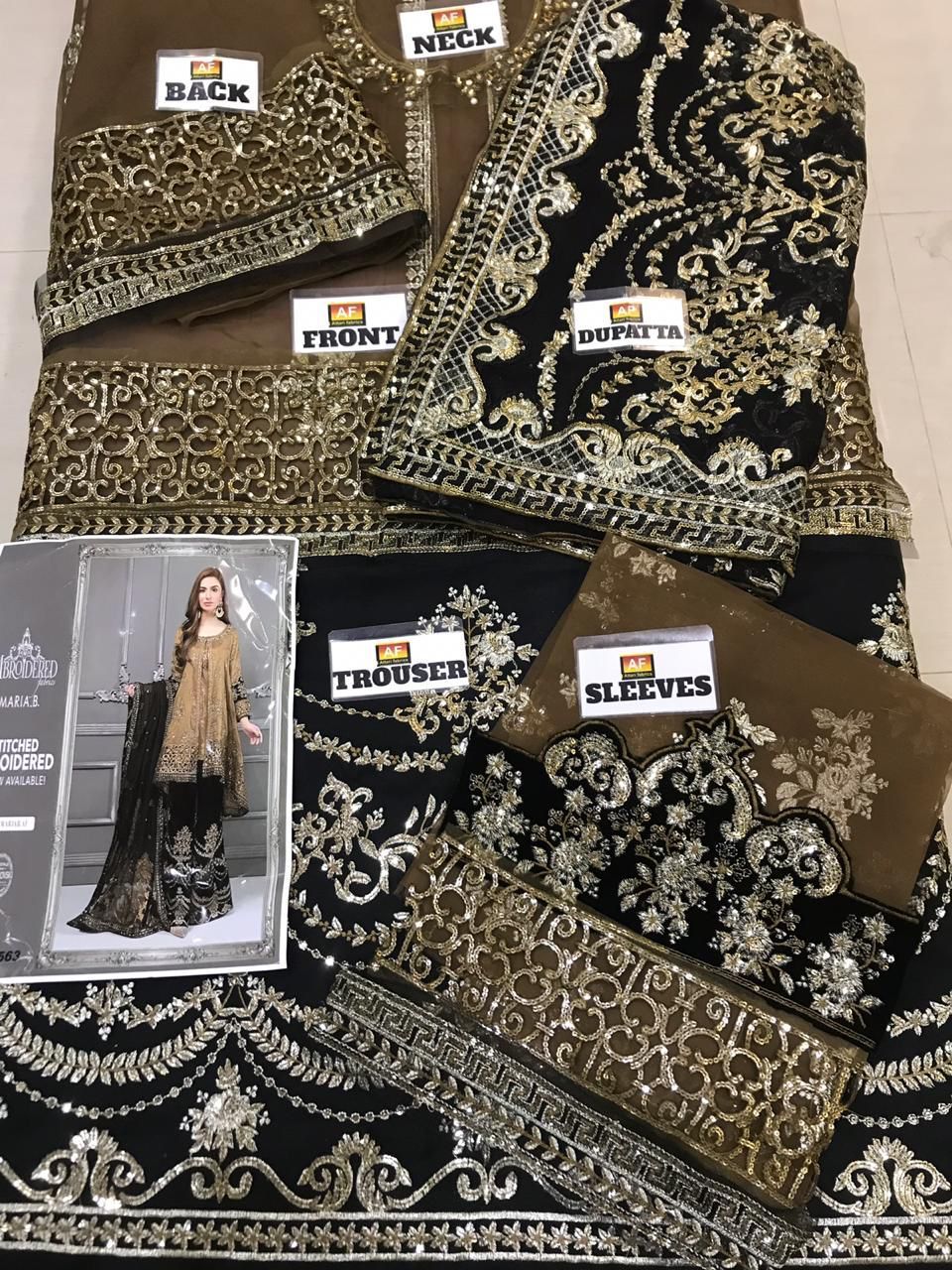 Maria B Organza Suit