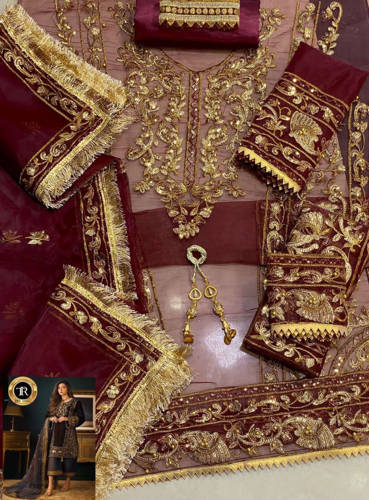 Asim Jofa Organza Suit