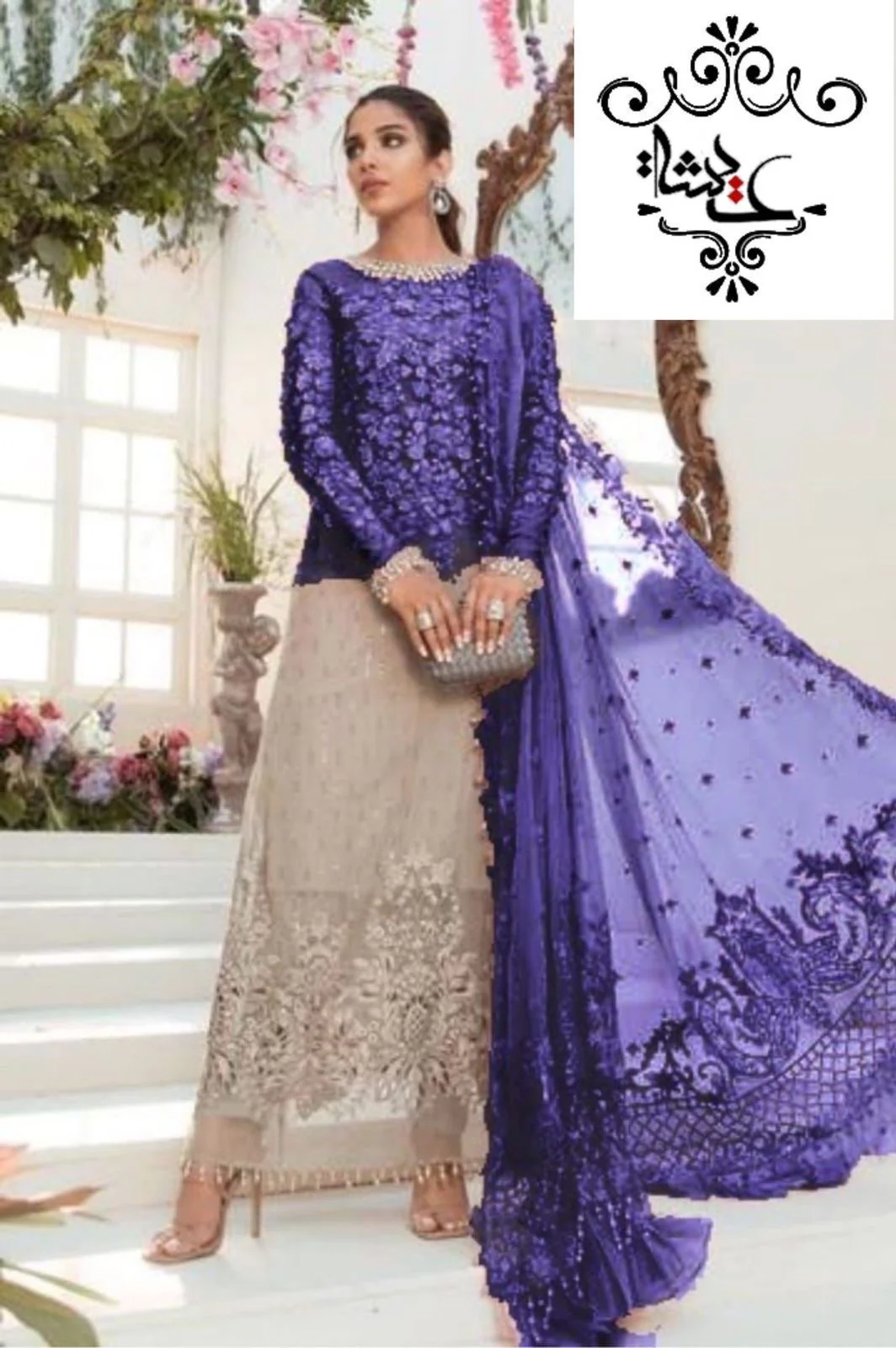 Maria B Chiffon Suit