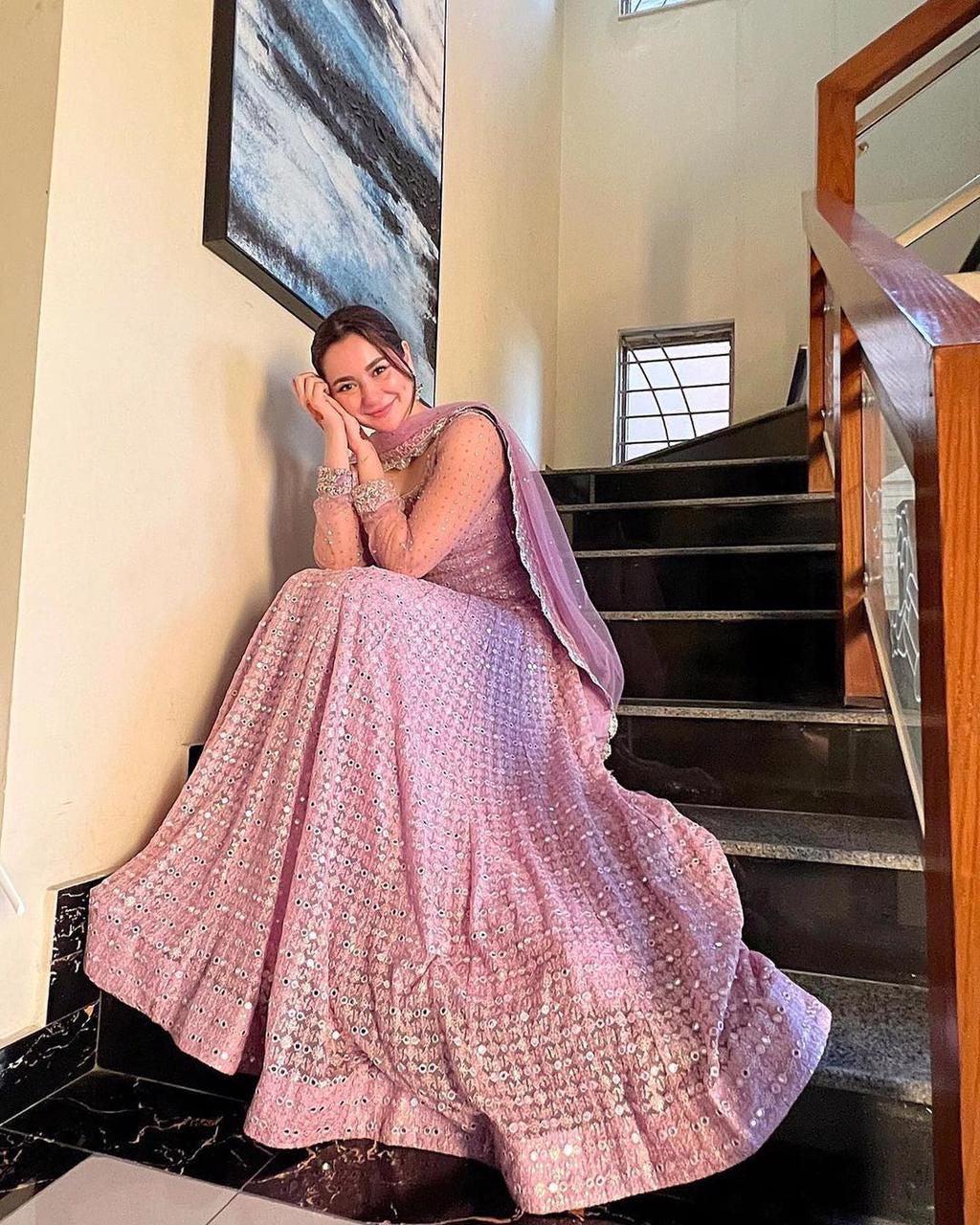 Haniya Amir Chiffon Maxi