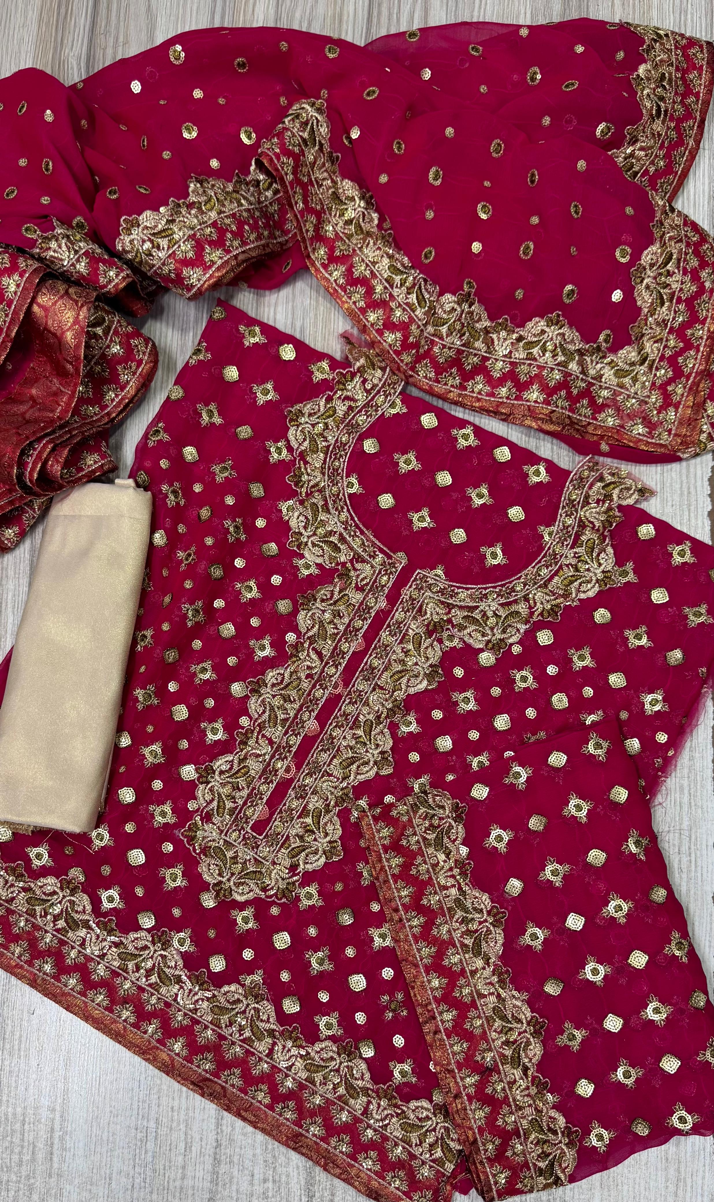 Charizma Chiffon Suit