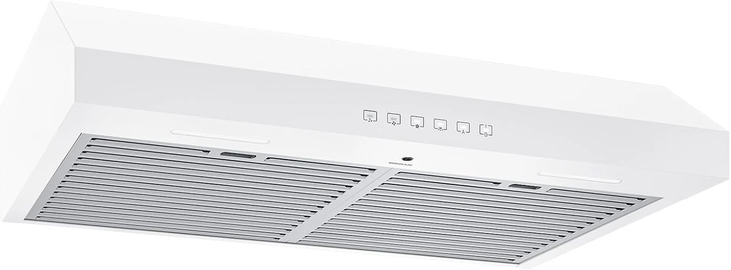 Broan-NuTone Three-Speed Glacier Undercabinet Range Hood with LED Light, ADA Compliant