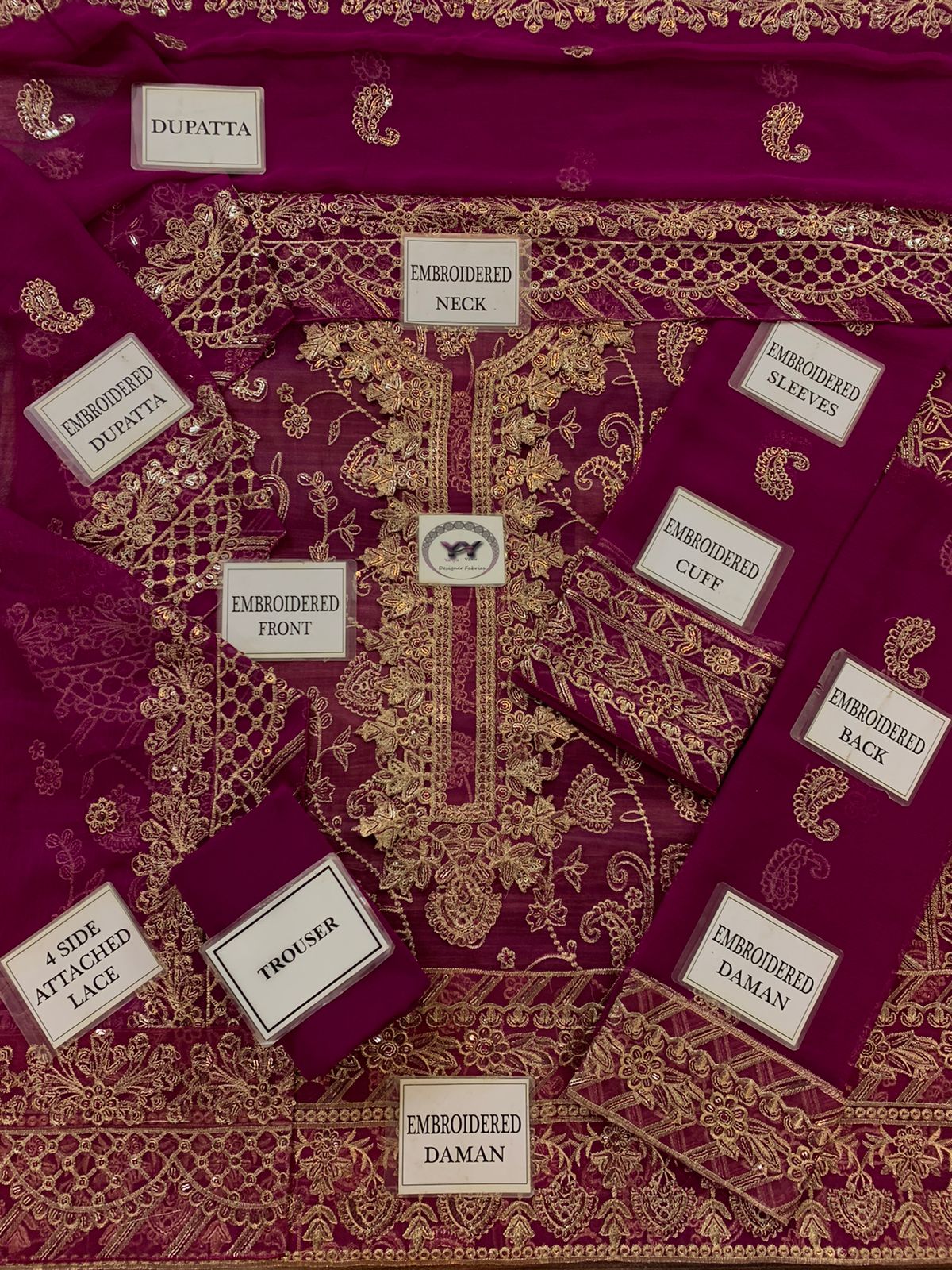 Asim Jofa Chiffon Suit