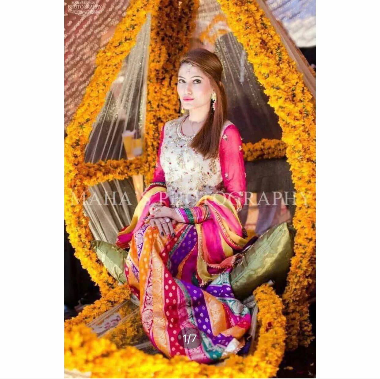 Mayoun Bridal Chiffon Suit