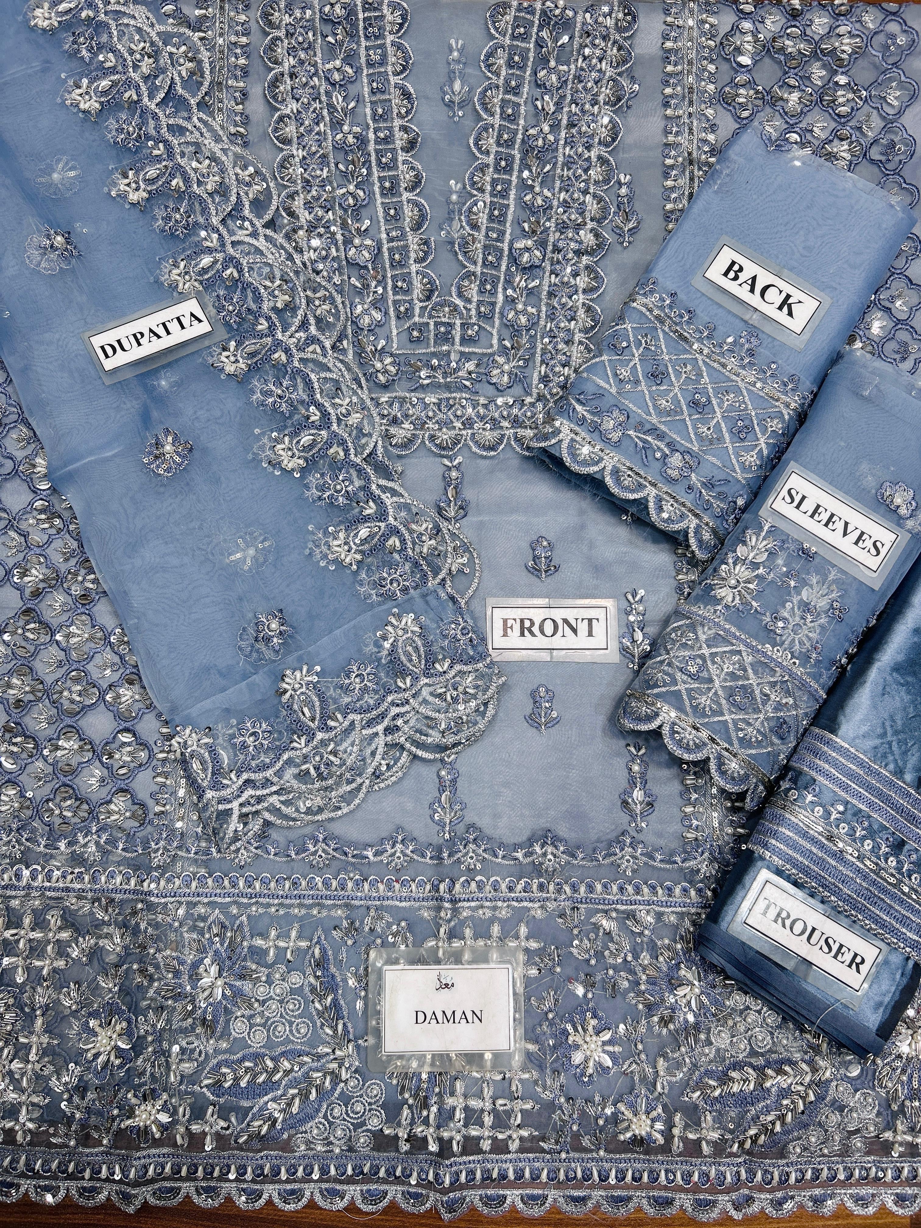 Zaha Organza Bridal Suit