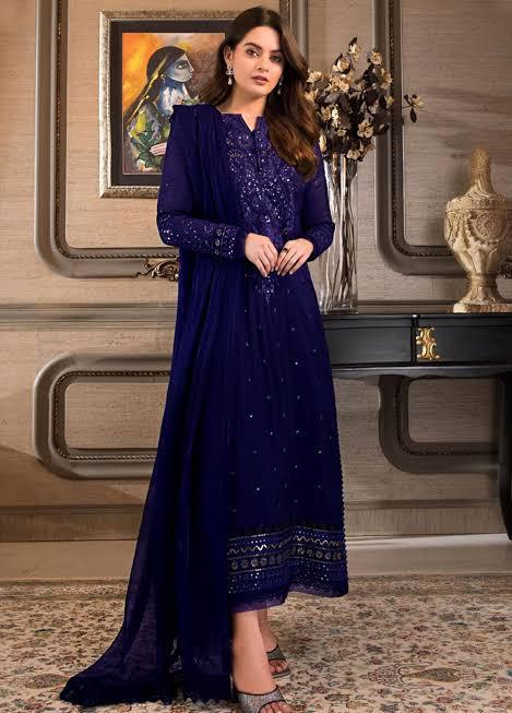 Asim Jofa Chiffon Suit