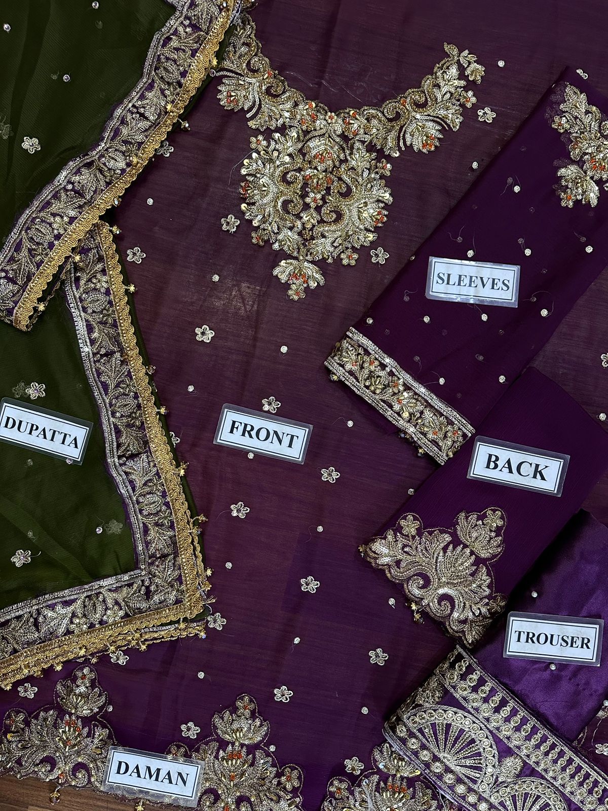 Aisha Imran Chiffon Suit