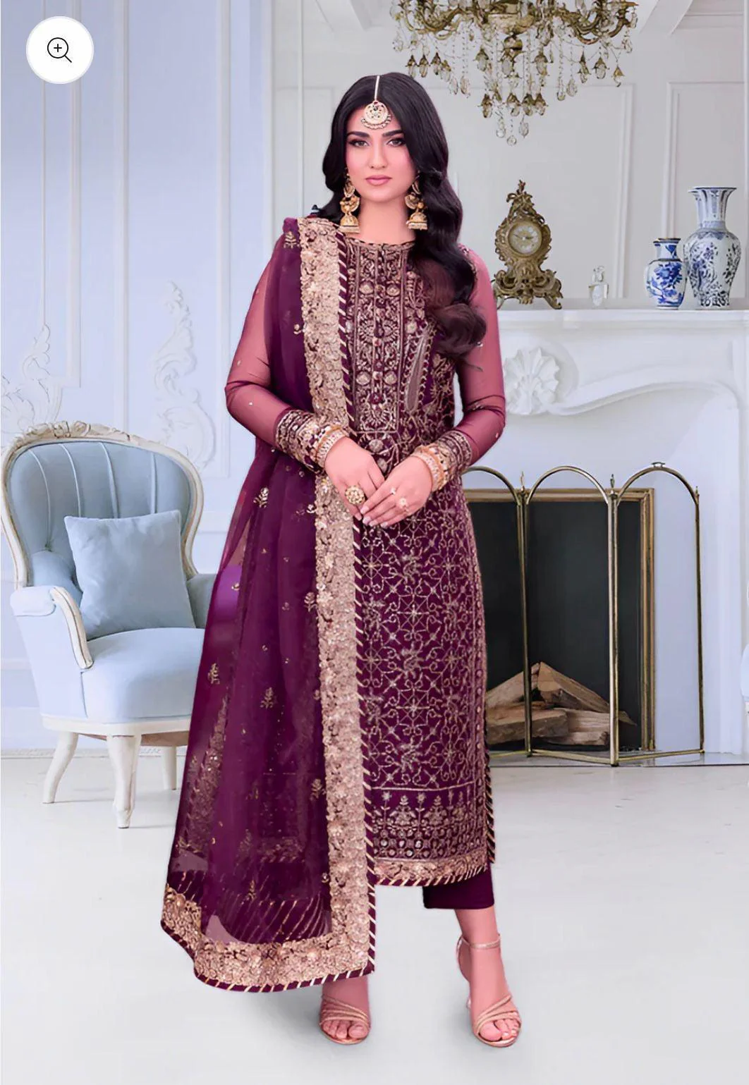 Asim Jofa Chiffon Suit