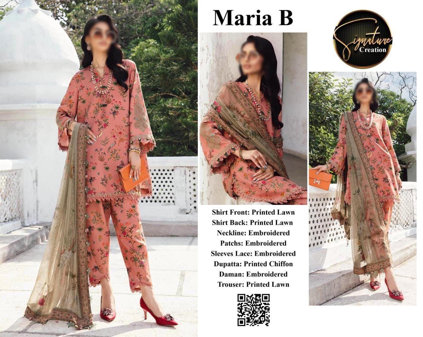Maria B Lawn Suit