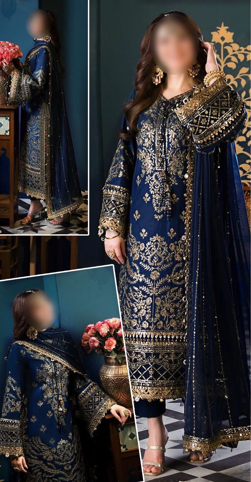 Asim Jofa Chiffon Suit