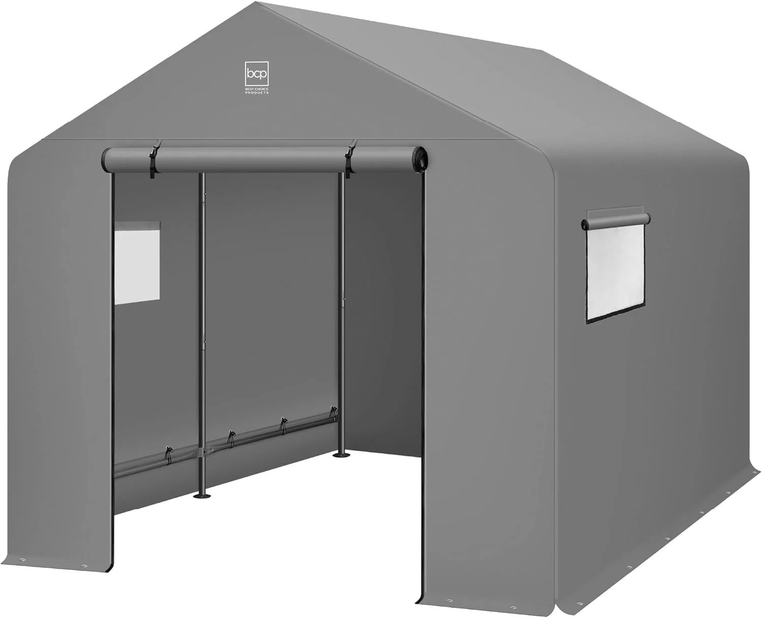 Best Choice Products 10x8ft Outdoor Storage Shed, Carport, Canopy Shelter