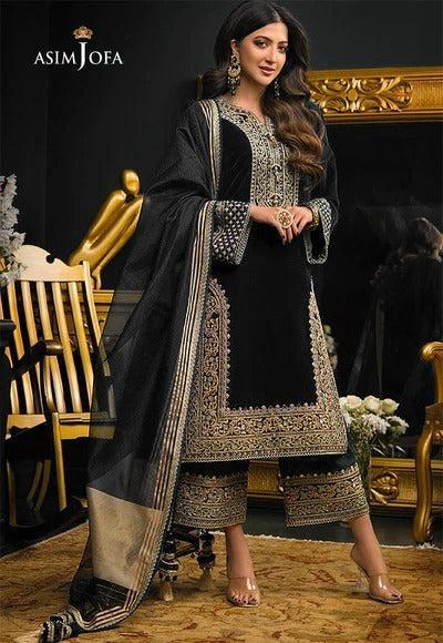 Asim Jofa Chiffon Suit