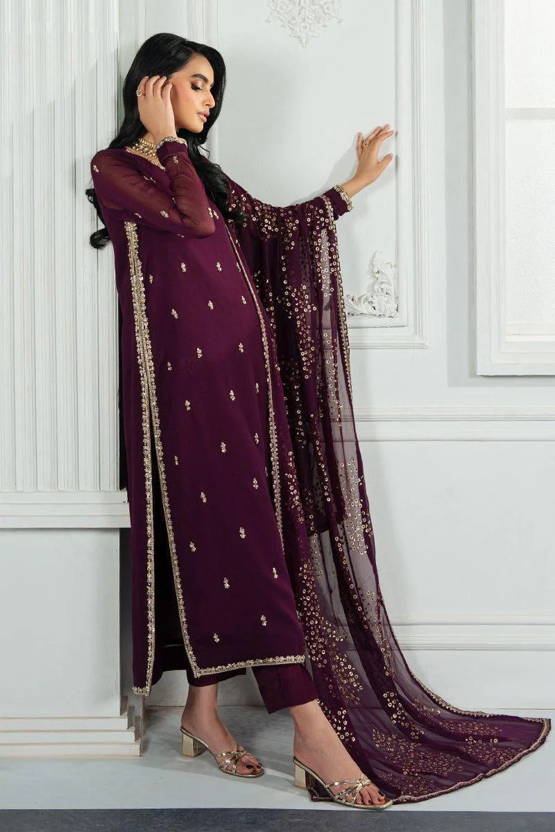 Zarif Chiffon Suit
