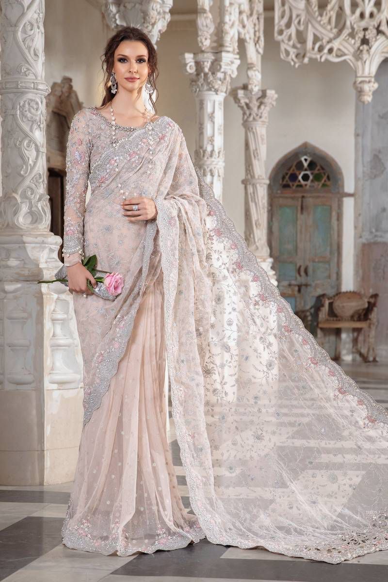 Maria B Net Saree