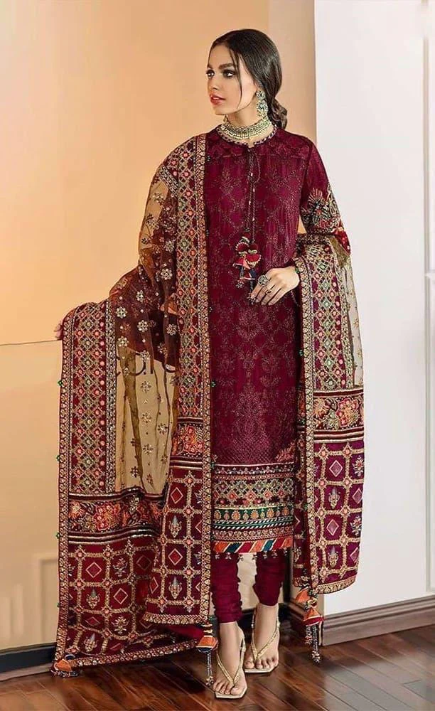 Baroque Organza Suit