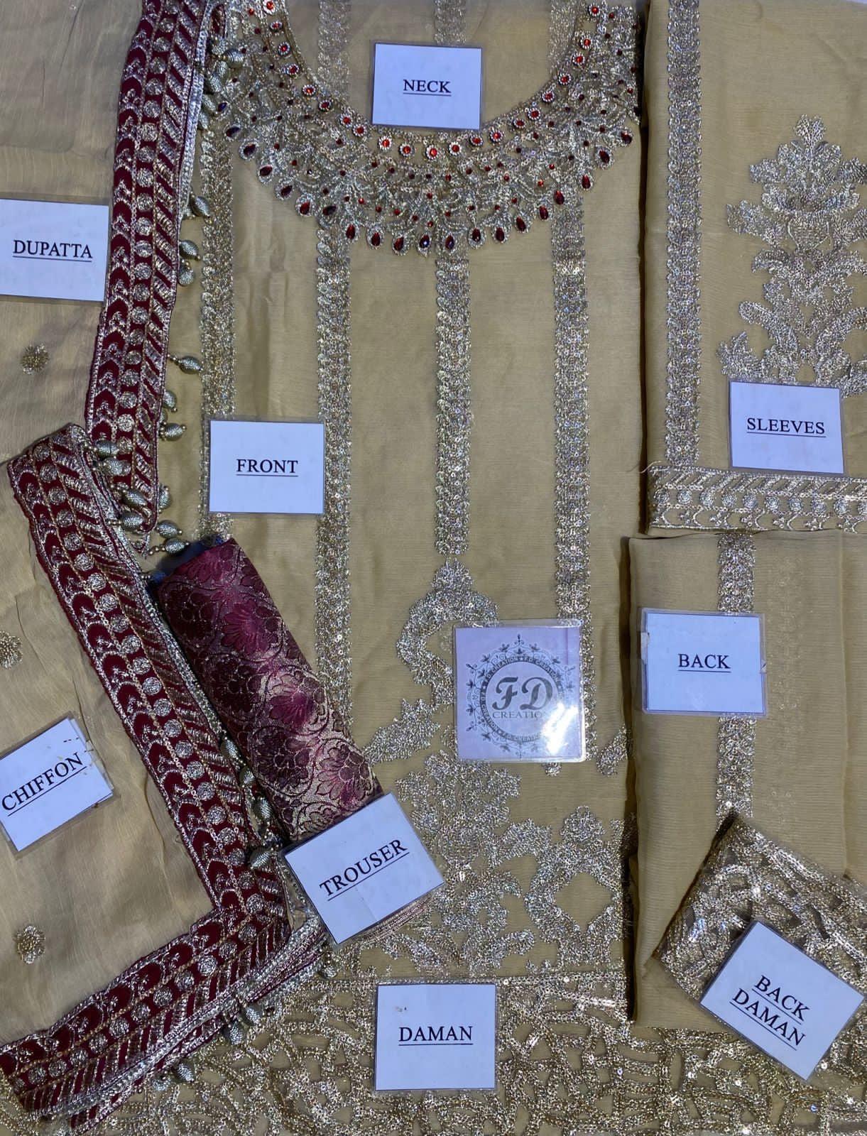 Maria B Chiffon Suit