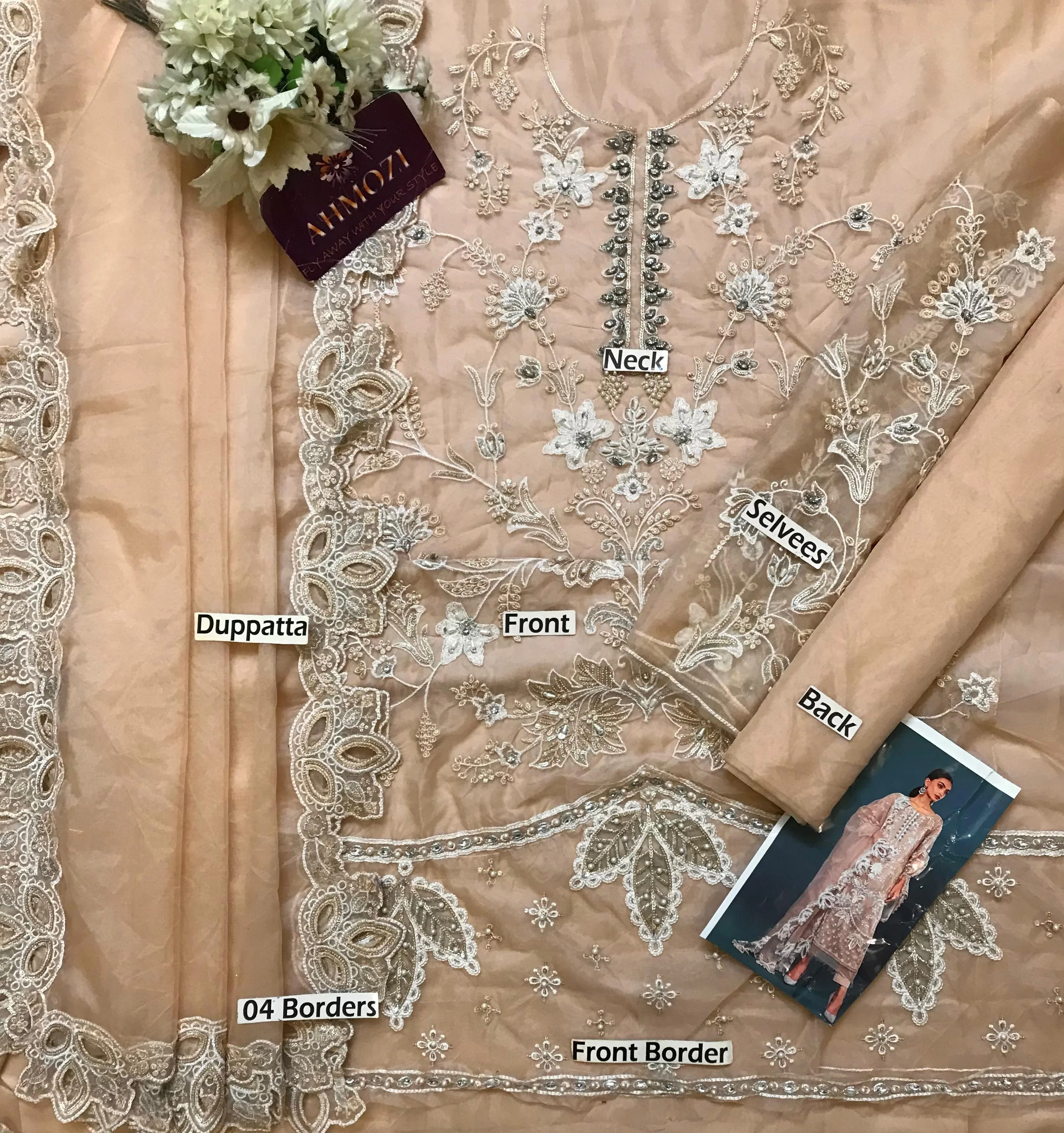 Maria B Organza Suit