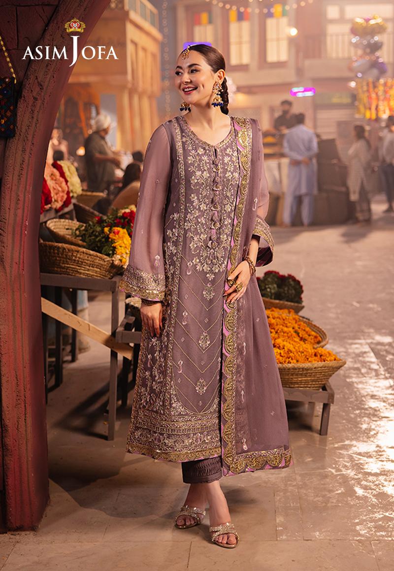 Asim Jofa Chiffon Suit