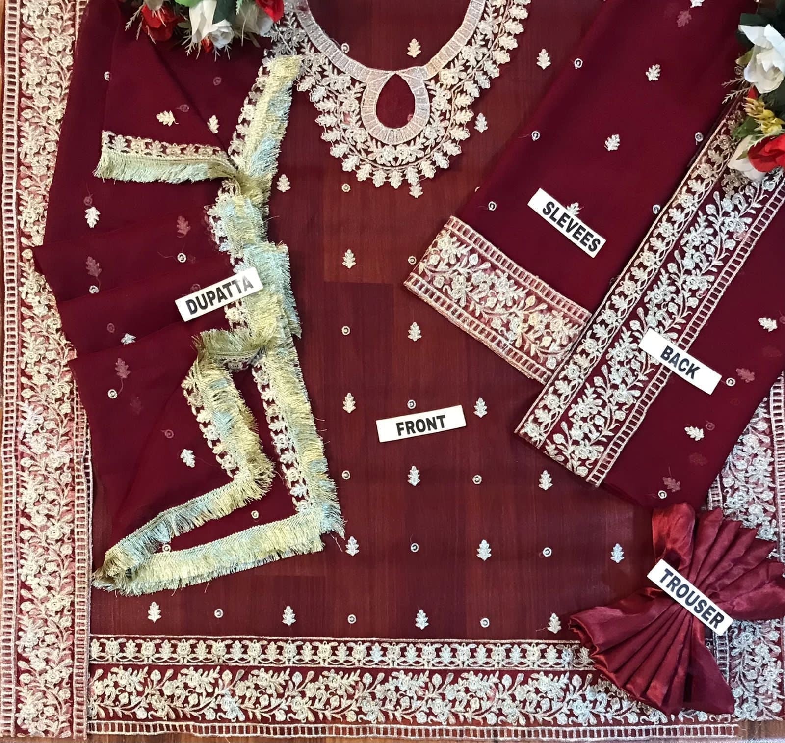 Asim Jofa Chiffon Suit