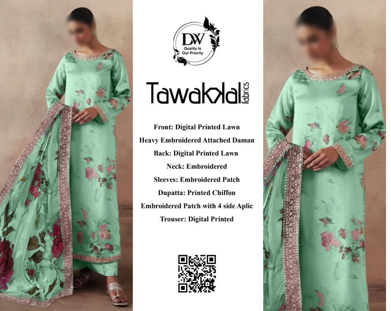 Tawakkal Lawn Suit