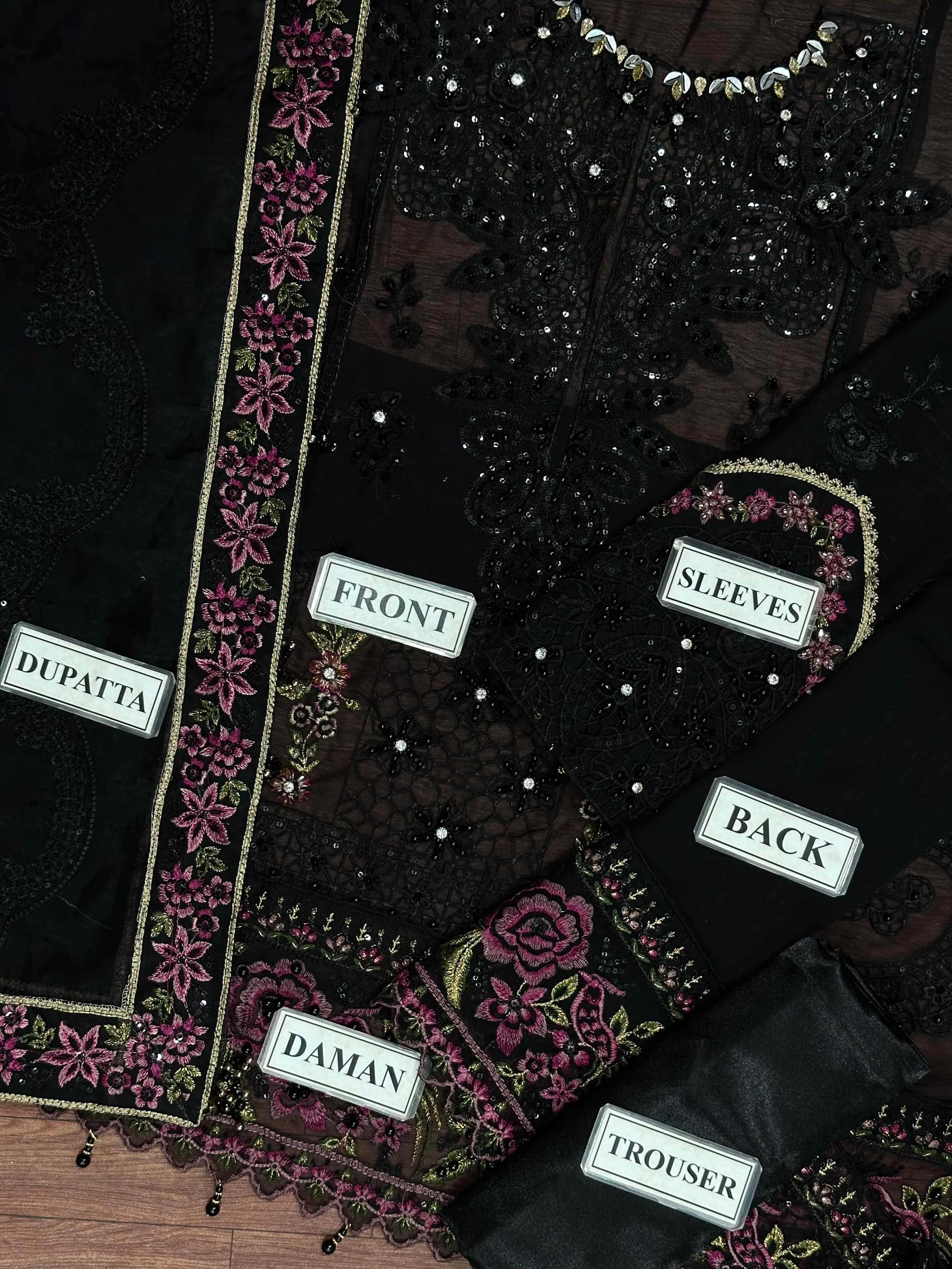 Maria B Chiffon Suit