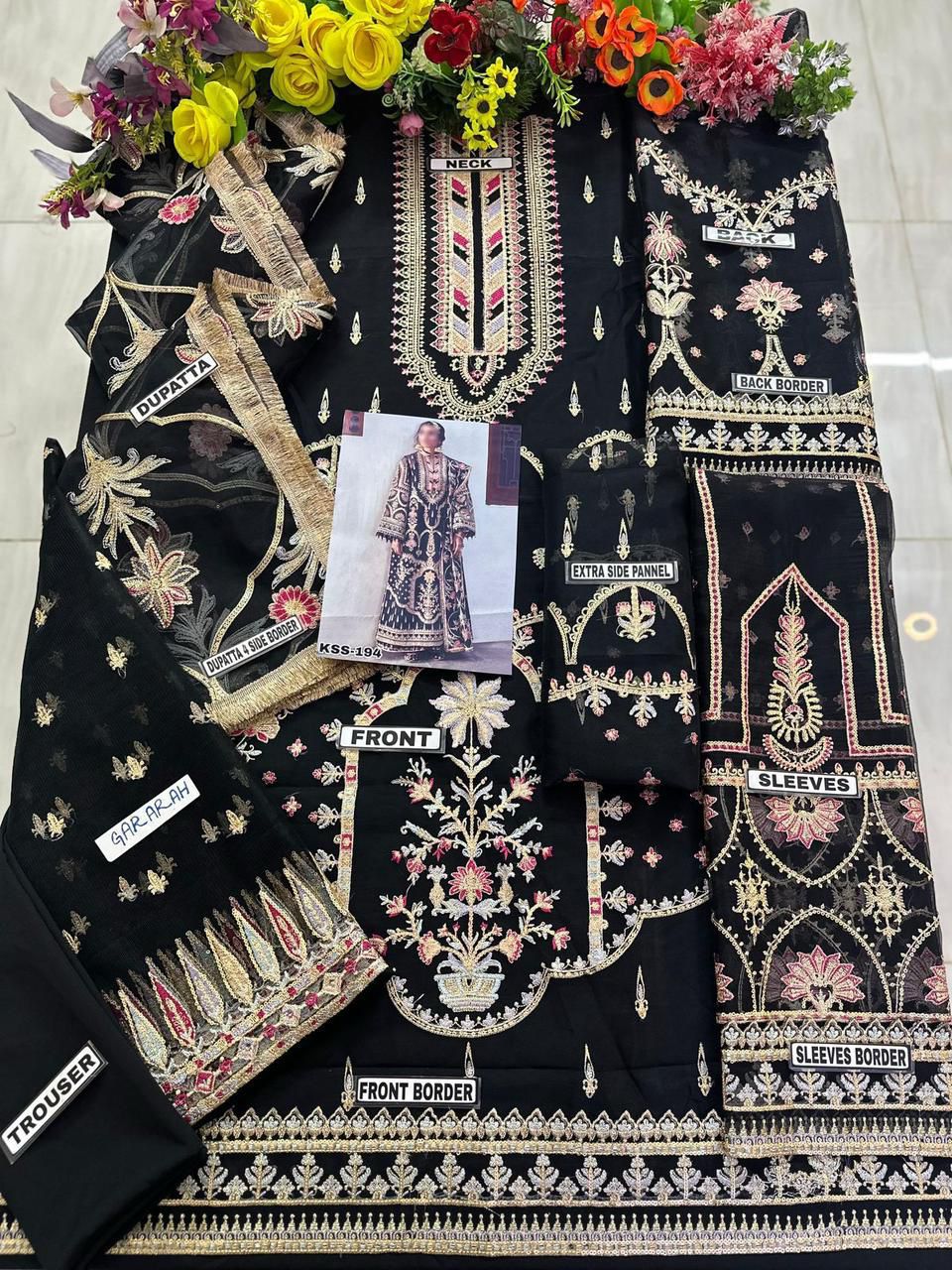 Mohsin Naveed Organza Bridal Suit