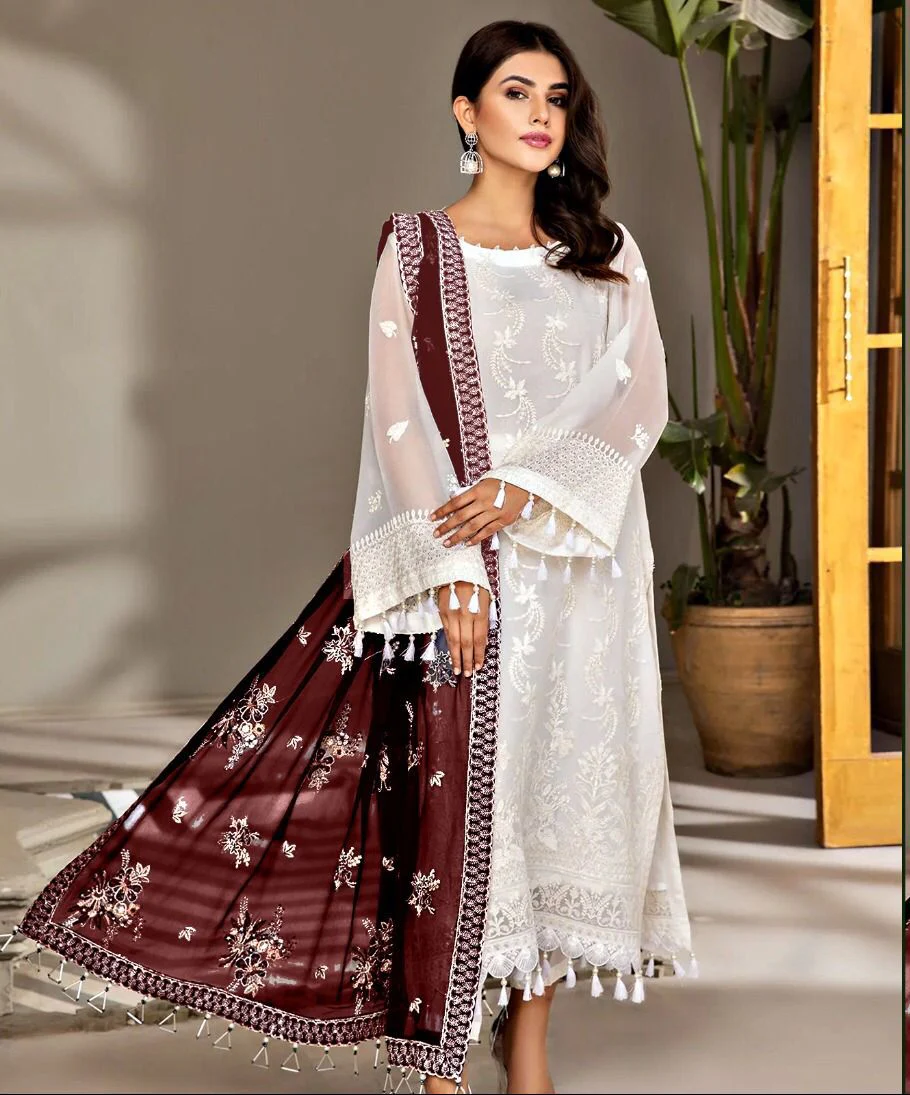 Maria B Organza Suit