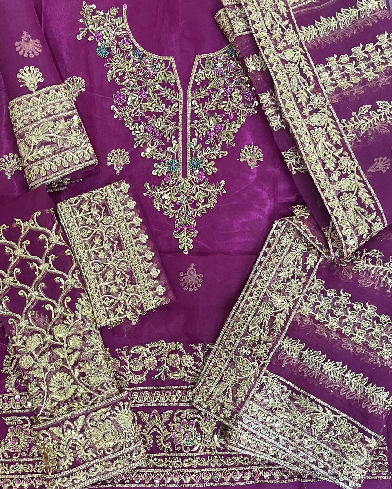 Kanwal Malik Organza Suit