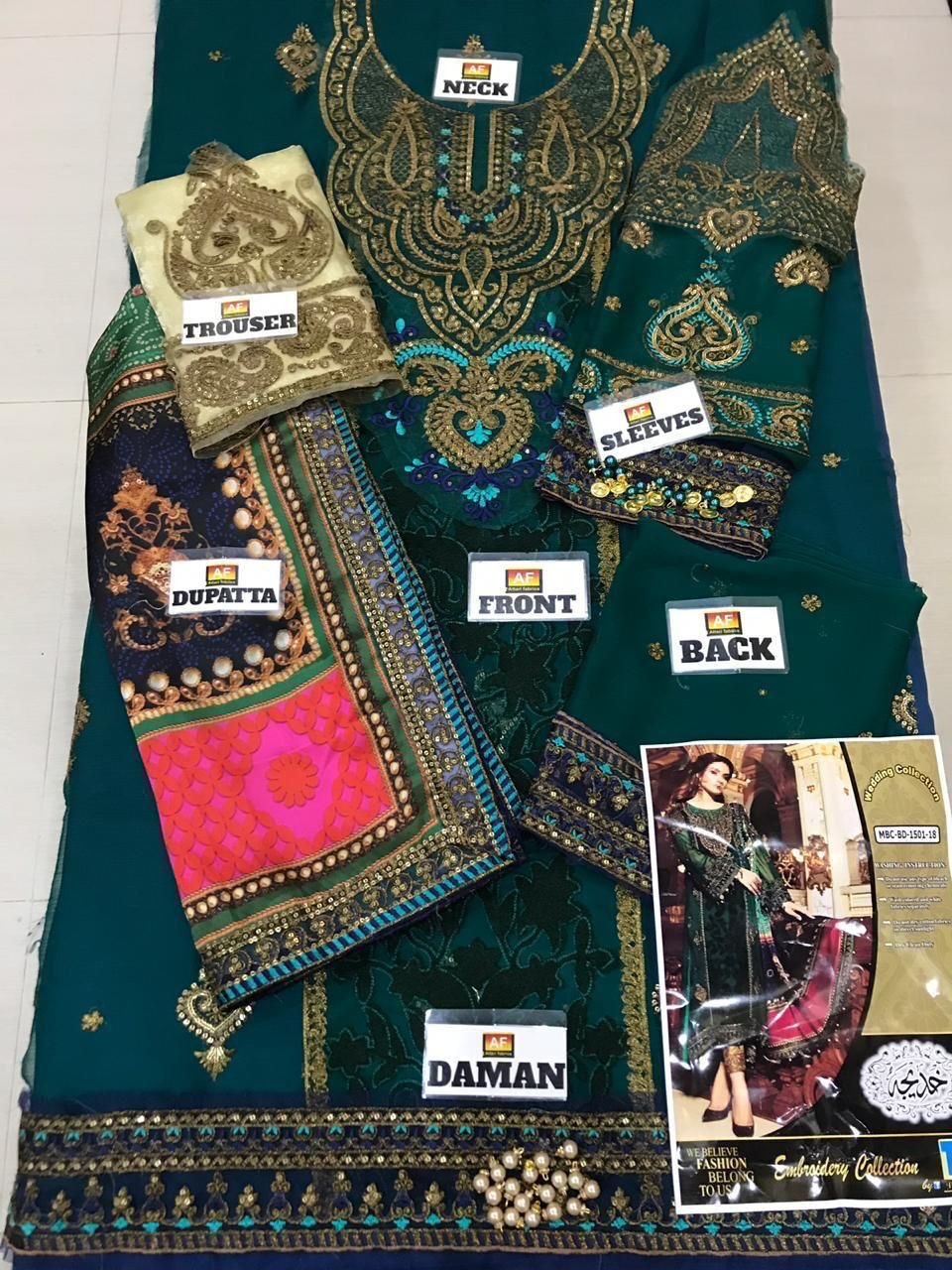 Maria B Chiffon Suit