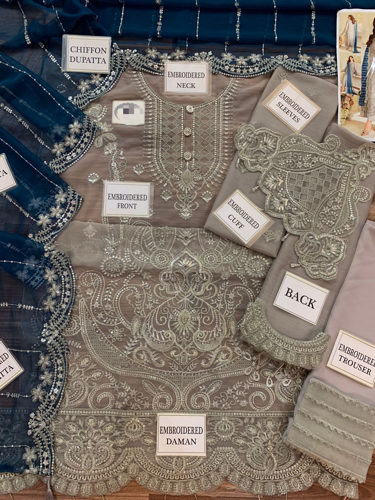 Imrozia Chiffon Suit