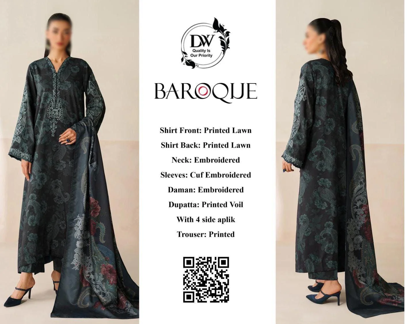 Baroque Lawn Suit