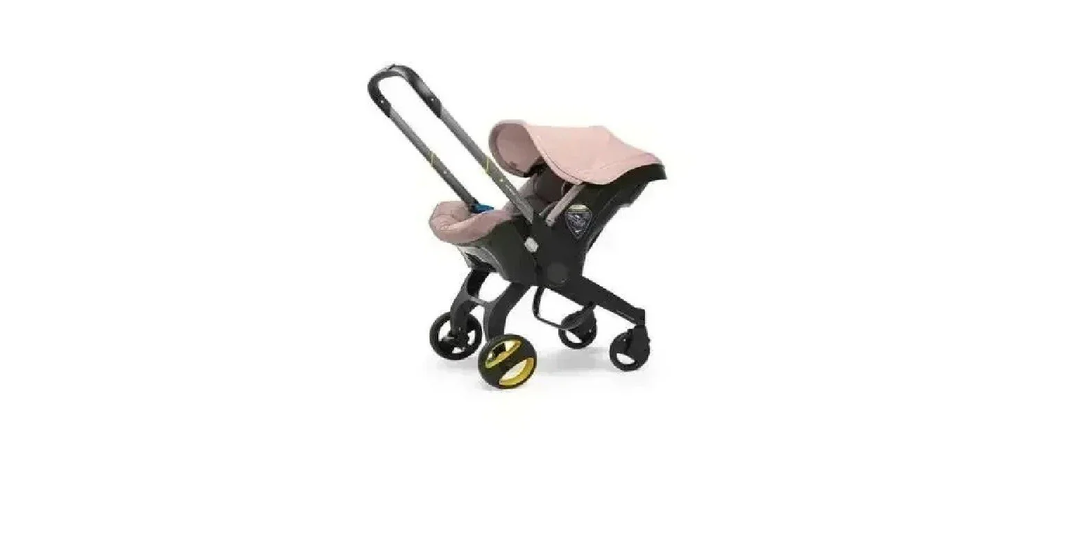 Compact 4-in-1 Baby Stroller & Car Seat Travel System for Newborns