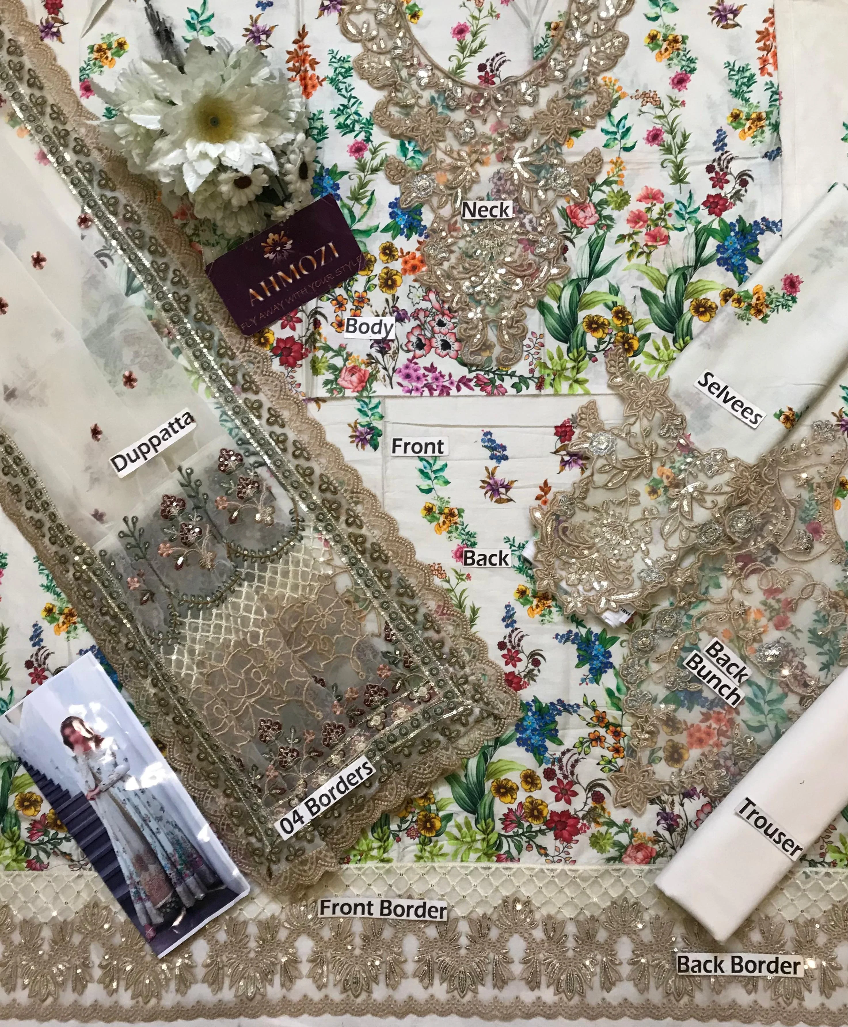 Faiza Saqlain Lawn Suit