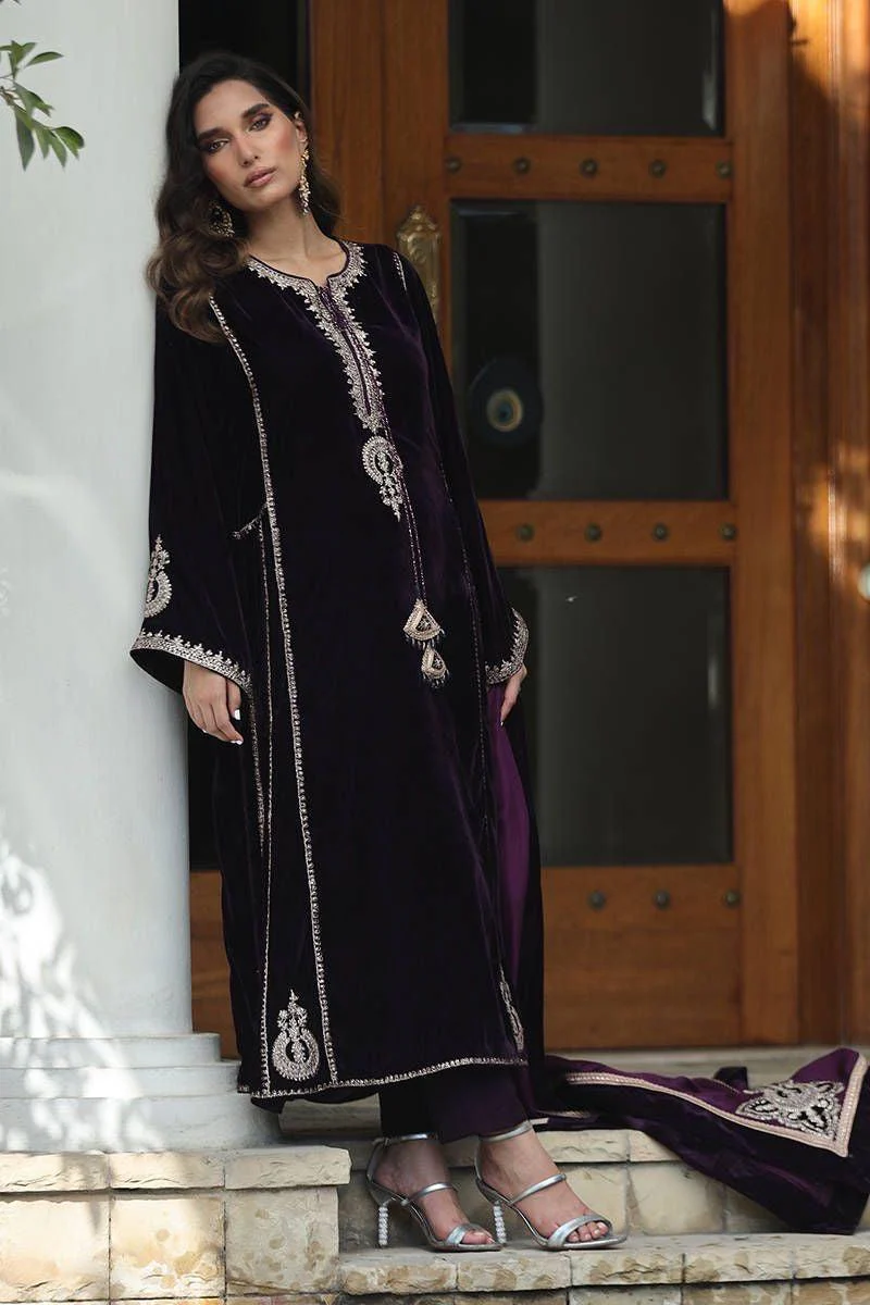 Farida Hassan Velvet Suit