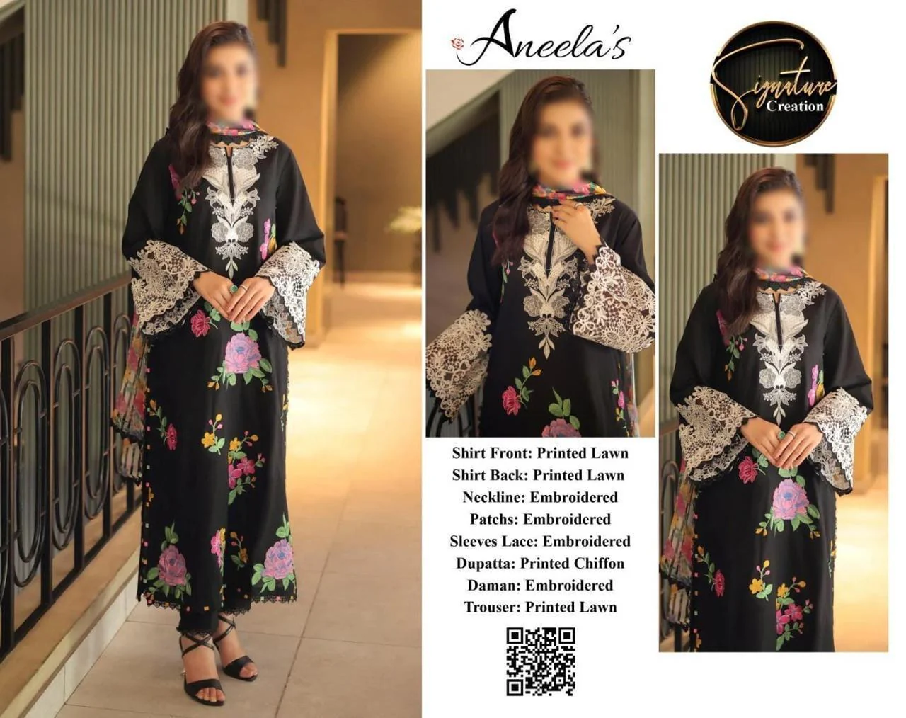 Aneelas Lawn Suit