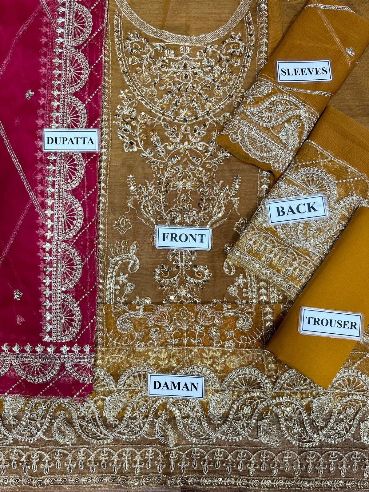 Asim Jofa Chiffon Suit