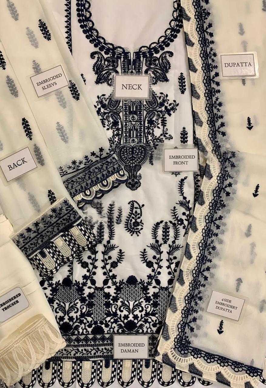 Asim Jofa Chiffon Suit