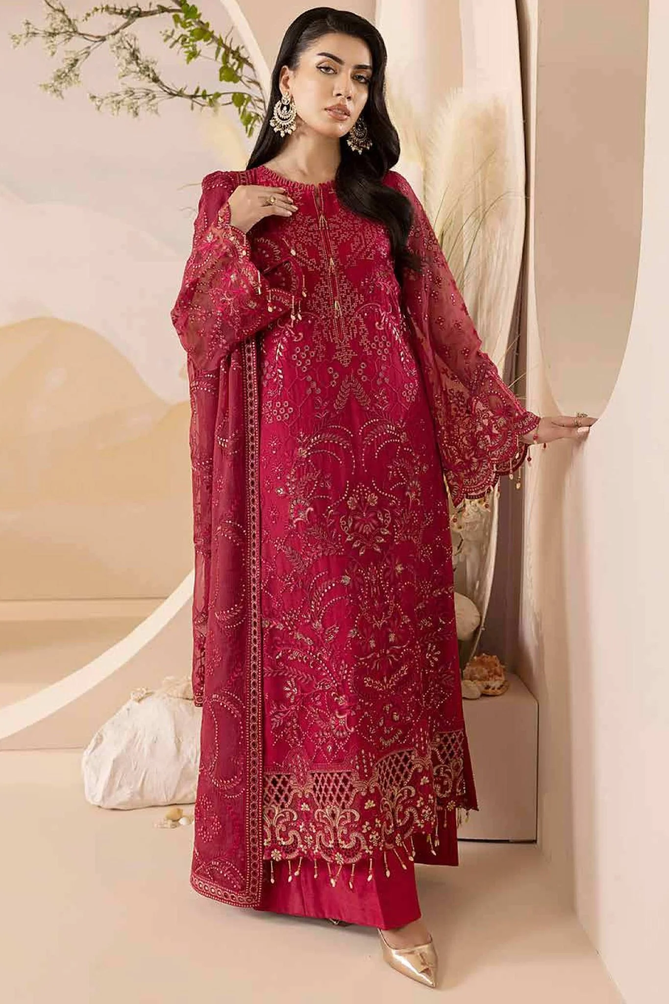 Lavish Chiffon Suit