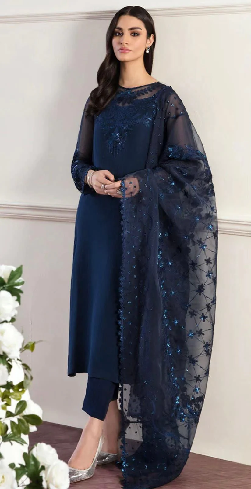 Baroque Chiffon Suit