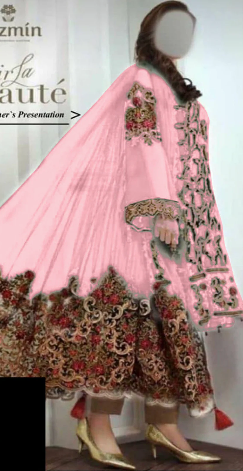 Baroque Chiffon Suit