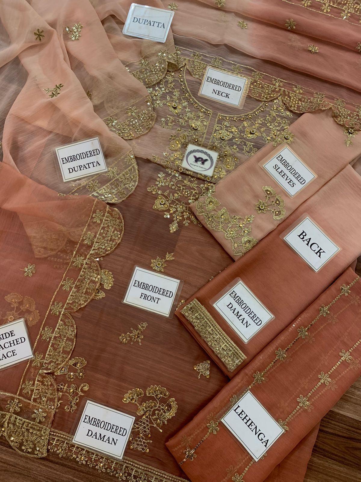 Jazmin Chiffon Lehenga