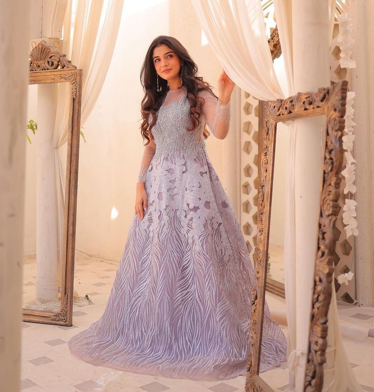 Nashwa Haute Net Frock