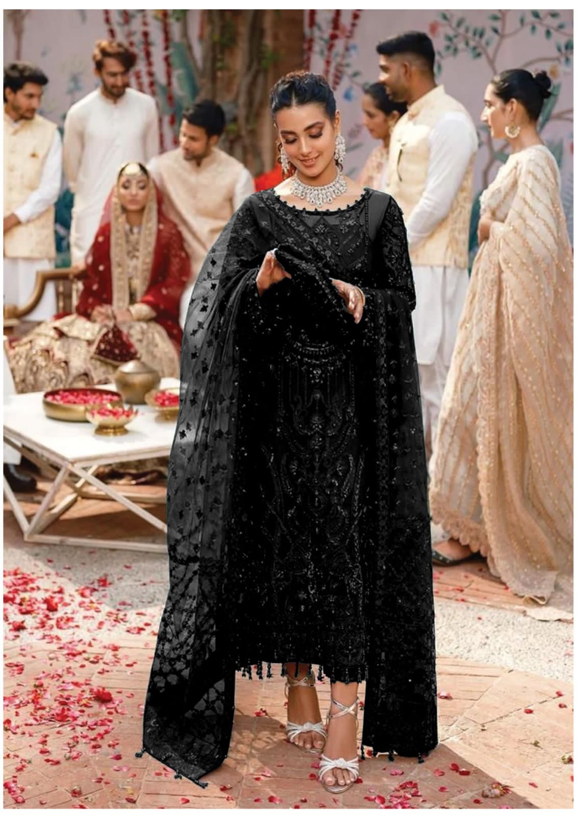 Kanwal Malik Organza Suit