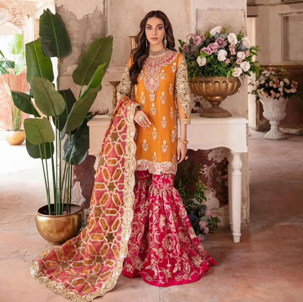 Emaan Adeel Organza Bridal Suit