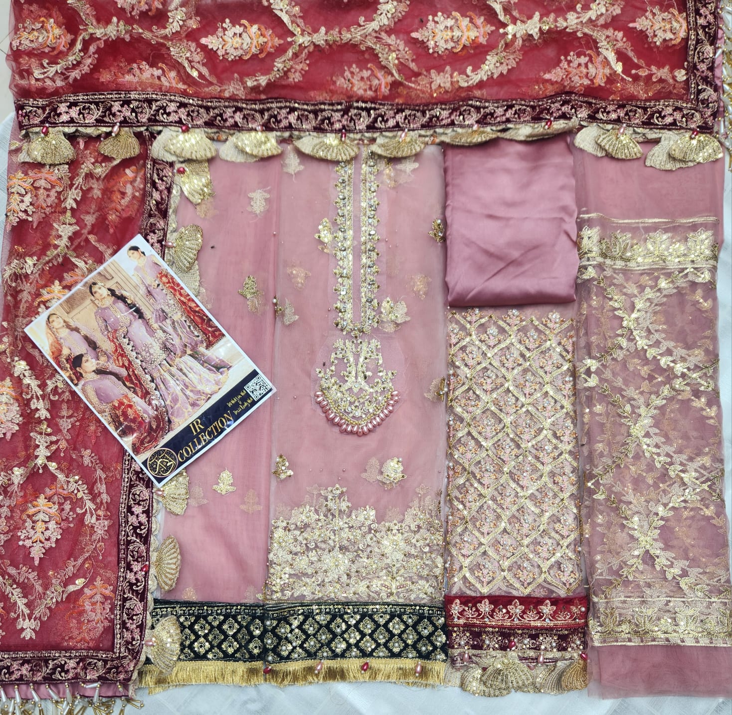 Maria B Net Bridal Suit