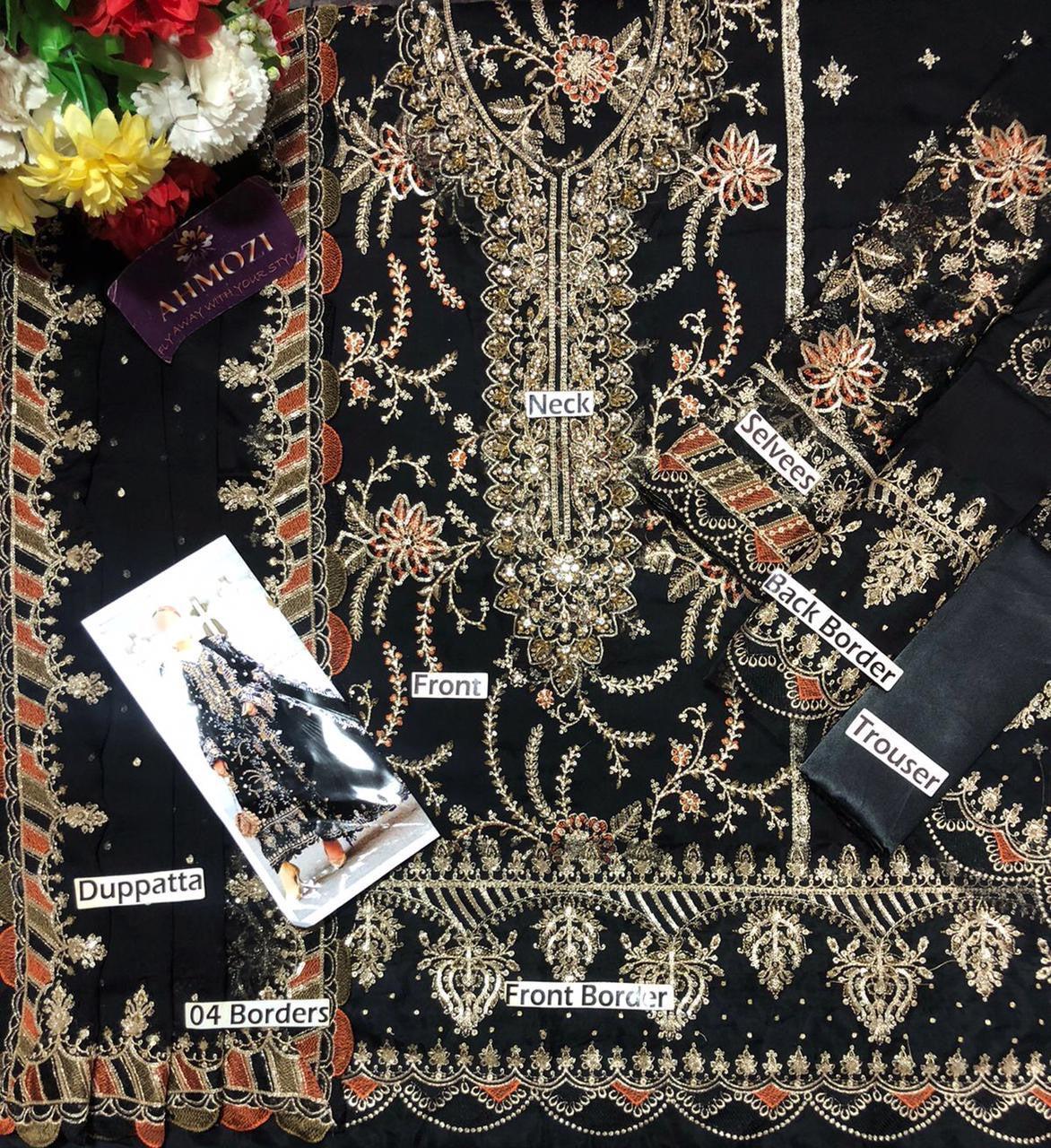 Maria B Chiffon Suit