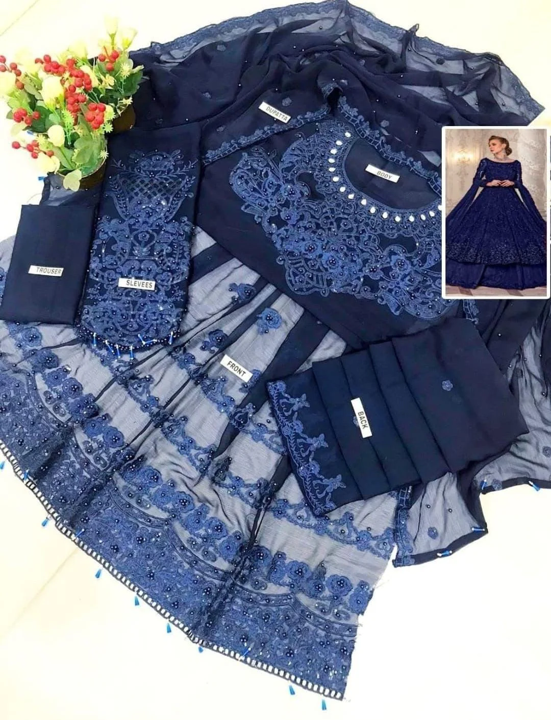 Maria B Chiffon Maxi