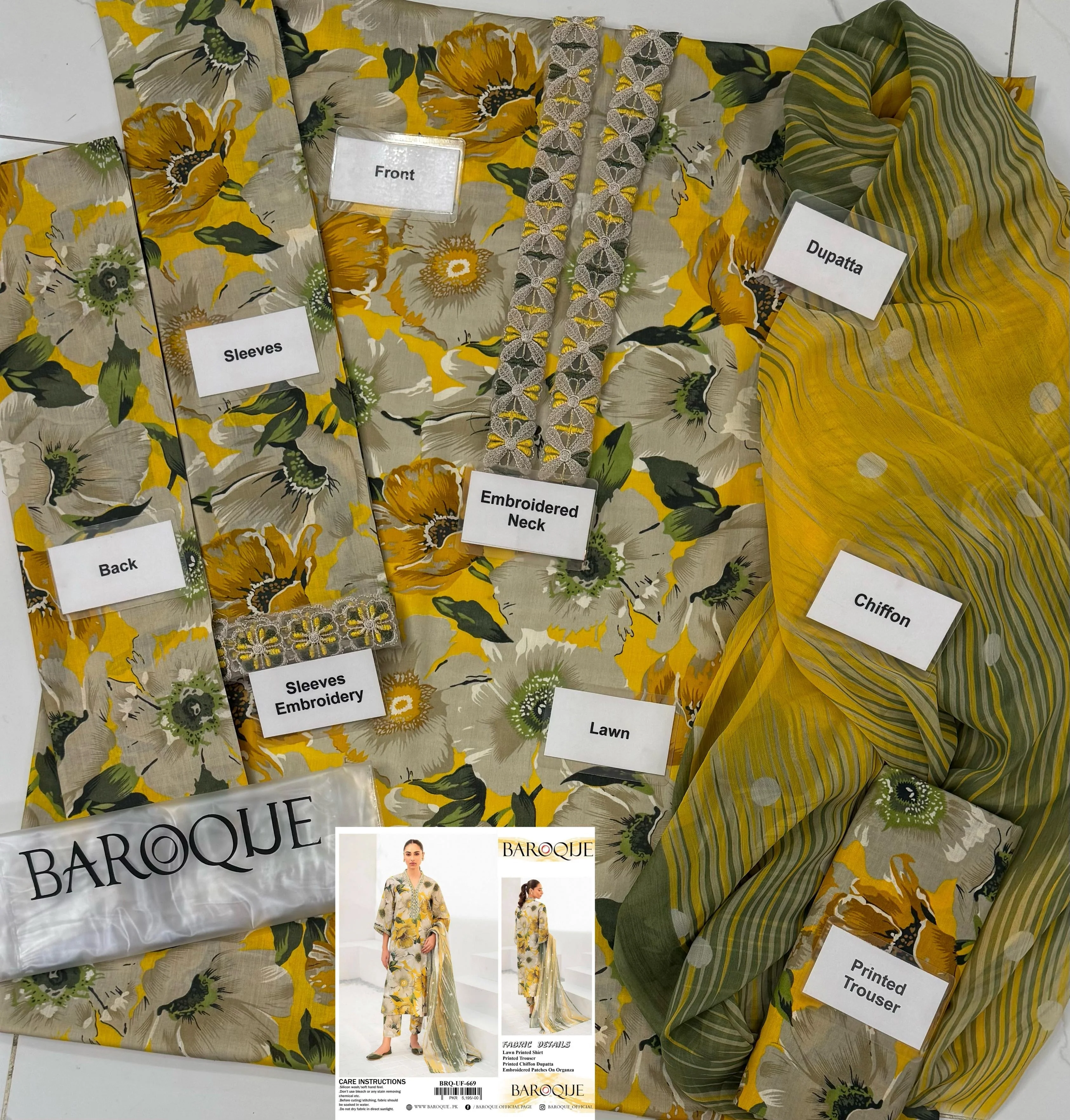 Baroque Lawn Suit